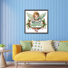 Load image into Gallery viewer, Diamond Painting - Partial Special Shaped - Christmas little angel (30*30CM)
