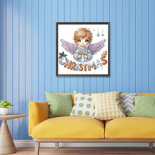 Load image into Gallery viewer, Diamond Painting - Partial Special Shaped - Christmas little angel (30*30CM)
