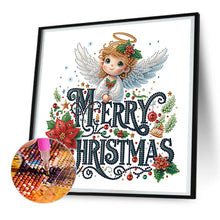 Load image into Gallery viewer, Diamond Painting - Partial Special Shaped - Christmas little angel (30*30CM)
