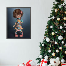 Load image into Gallery viewer, Diamond Painting - Full Round - girl doll (30*40CM)
