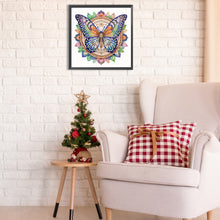 Load image into Gallery viewer, Diamond Painting - Partial Special Shaped - butterfly art (30*30CM)
