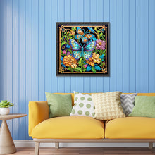 Load image into Gallery viewer, Diamond Painting - Partial Special Shaped - butterfly crafts (30*30CM)
