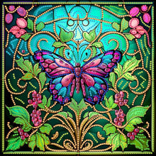 Load image into Gallery viewer, Diamond Painting - Partial Special Shaped - butterfly crafts (30*30CM)
