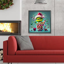 Load image into Gallery viewer, Diamond Painting - Full Round - Christmas Green Monster (30*30CM)
