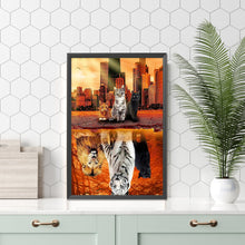 Load image into Gallery viewer, Diamond Painting - Full Square - reflection animals (20*30CM)
