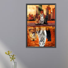 Load image into Gallery viewer, Diamond Painting - Full Square - reflection animals (20*30CM)
