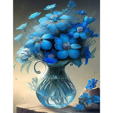 Load image into Gallery viewer, Diamond Painting - Full Square - blue bouquet (30*40CM)
