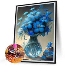 Load image into Gallery viewer, Diamond Painting - Full Square - blue bouquet (30*40CM)
