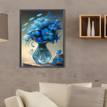 Load image into Gallery viewer, Diamond Painting - Full Square - blue bouquet (30*40CM)
