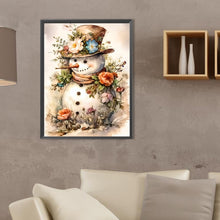 Load image into Gallery viewer, Diamond Painting - Full Square - Flowers snowman (30*40CM)
