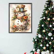 Load image into Gallery viewer, Diamond Painting - Full Square - Flowers snowman (30*40CM)

