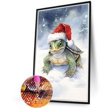 Load image into Gallery viewer, Diamond Painting - Full Round - Christmas turtle (40*60CM)
