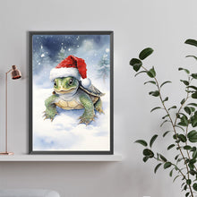 Load image into Gallery viewer, Diamond Painting - Full Round - Christmas turtle (40*60CM)
