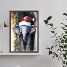 Load image into Gallery viewer, Diamond Painting - Full Round - christmas elephant (40*60CM)
