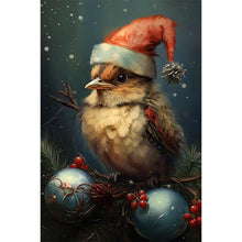 Load image into Gallery viewer, Diamond Painting - Full Round - Christmas sparrow (40*60CM)
