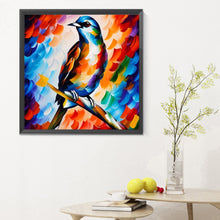 Load image into Gallery viewer, Diamond Painting - Full Round - Oil paint element bird on branch (30*30CM)
