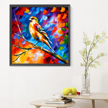 Load image into Gallery viewer, Diamond Painting - Full Round - Oil paint element bird on branch (30*30CM)
