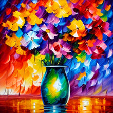 Load image into Gallery viewer, Diamond Painting - Full Round - Flowers full of oil paint elements (30*30CM)

