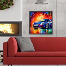 Load image into Gallery viewer, Diamond Painting - Full Round - A moving car with oil paint elements (30*30CM)
