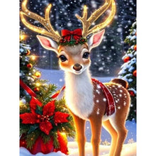 Load image into Gallery viewer, AB Diamond Painting - Full Round - Christmas deer (30*40CM)
