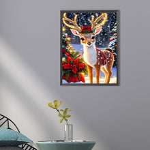 Load image into Gallery viewer, AB Diamond Painting - Full Round - Christmas deer (30*40CM)

