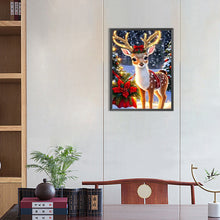 Load image into Gallery viewer, AB Diamond Painting - Full Round - Christmas deer (30*40CM)
