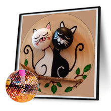 Load image into Gallery viewer, Diamond Painting - Full Round - cat (30*30CM)
