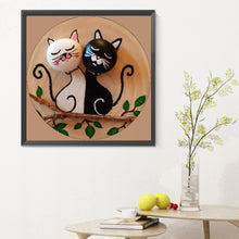 Load image into Gallery viewer, Diamond Painting - Full Round - cat (30*30CM)
