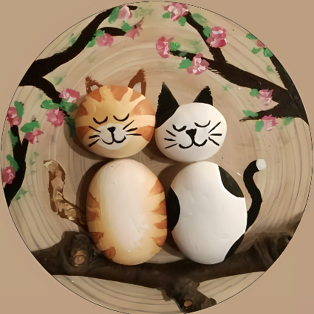 Diamond Painting - Full Round - cat (30*30CM)