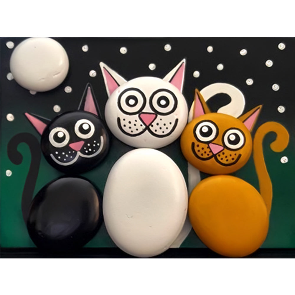 Diamond Painting - Full Round - cat (40*30CM)