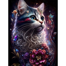 Load image into Gallery viewer, Diamond Painting - Full Round - cat (30*40CM)
