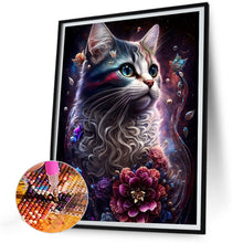 Load image into Gallery viewer, Diamond Painting - Full Round - cat (30*40CM)
