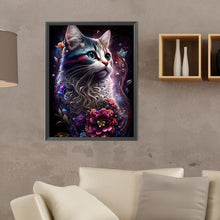Load image into Gallery viewer, Diamond Painting - Full Round - cat (30*40CM)
