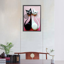 Load image into Gallery viewer, Diamond Painting - Full Round - cat (30*45CM)
