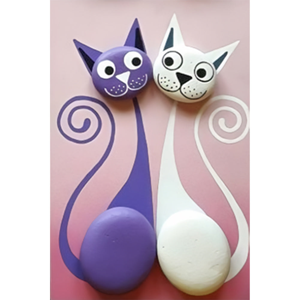 Diamond Painting - Full Round - cat (30*45CM)