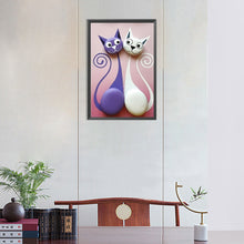 Load image into Gallery viewer, Diamond Painting - Full Round - cat (30*45CM)
