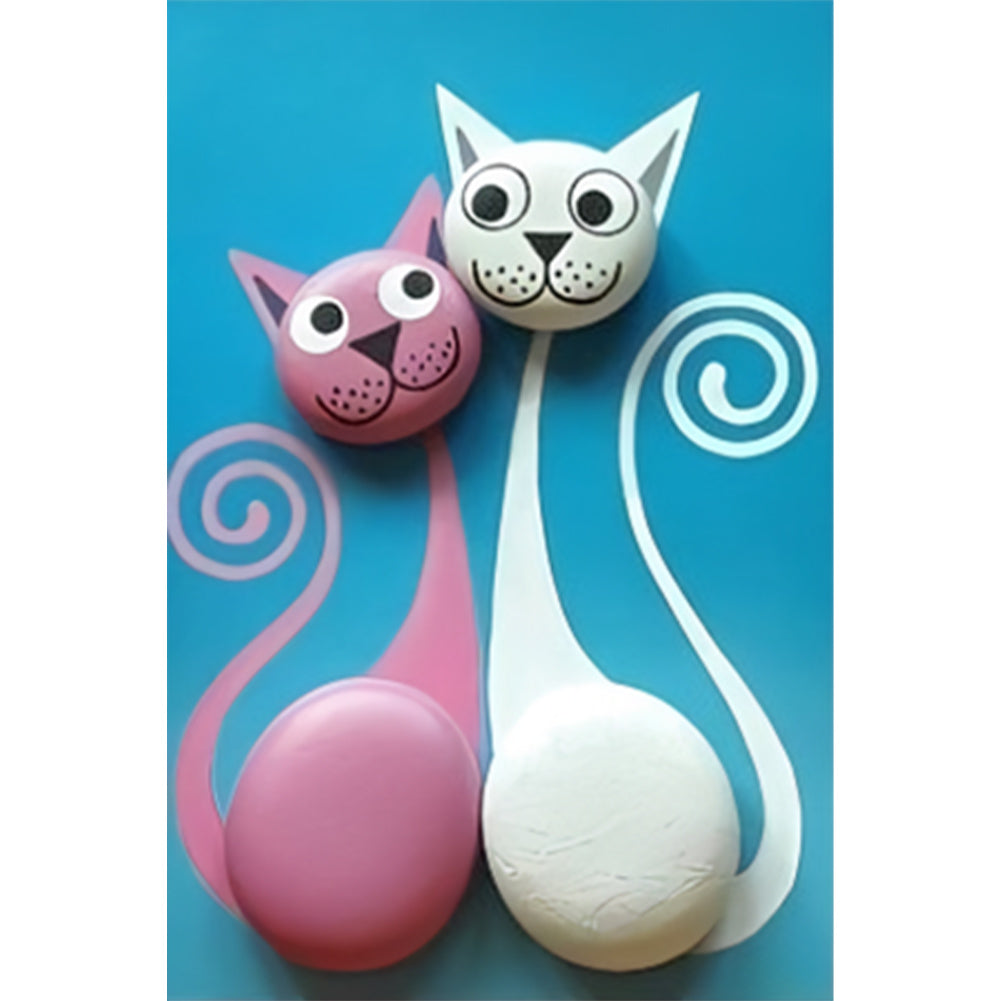 Diamond Painting - Full Round - cat (30*45CM)