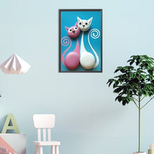 Load image into Gallery viewer, Diamond Painting - Full Round - cat (30*45CM)
