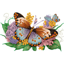 Load image into Gallery viewer, Diamond Painting - Partial Special Shaped - flowers butterflies (40*30CM)

