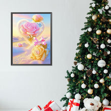 Load image into Gallery viewer, Diamond Painting - Full Round - Dream beach and love crystals and flowers (30*40CM)
