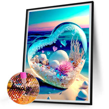Load image into Gallery viewer, Diamond Painting - Full Round - Dream beach and love crystals and flowers (30*40CM)
