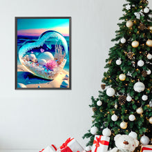 Load image into Gallery viewer, Diamond Painting - Full Round - Dream beach and love crystals and flowers (30*40CM)
