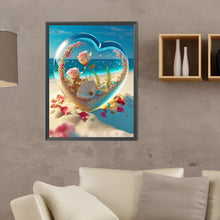 Load image into Gallery viewer, Diamond Painting - Full Round - Dream beach and love crystals and flowers (30*40CM)
