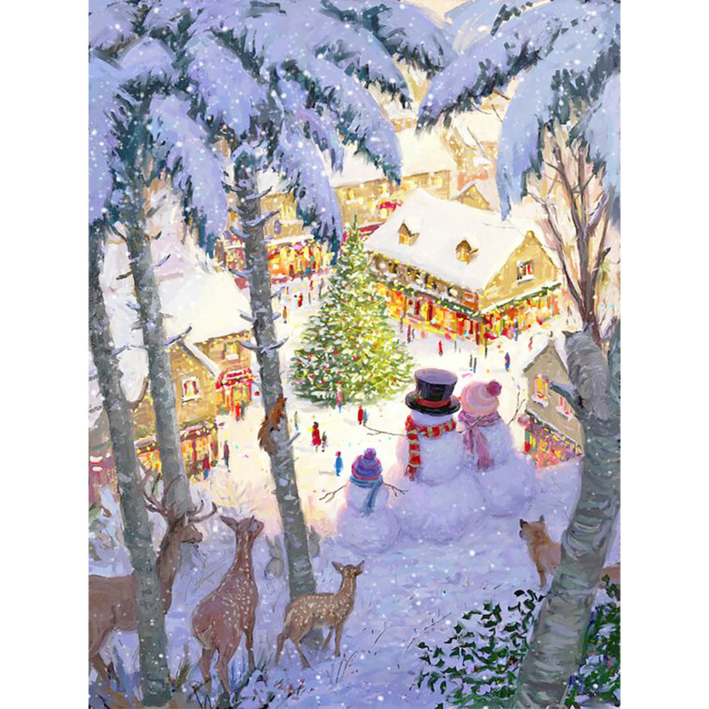 Diamond Painting - Full Round - Warm Christmas (30*40CM)