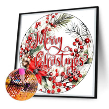 Load image into Gallery viewer, Diamond Painting - Full Round - Merry Christmas to the mistletoe (30*30CM)
