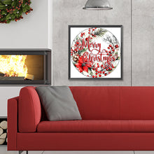 Load image into Gallery viewer, Diamond Painting - Full Round - Merry Christmas to the mistletoe (30*30CM)
