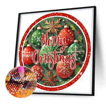 Load image into Gallery viewer, Diamond Painting - Full Round - Merry Christmas light ball (30*30CM)
