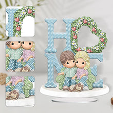 Load image into Gallery viewer, Warm Family Diamond Painting Desktop Ornaments Kit for Office Desktop Decor (#3)
