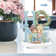 Load image into Gallery viewer, Warm Family Diamond Painting Desktop Ornaments Kit for Office Desktop Decor (#3)
