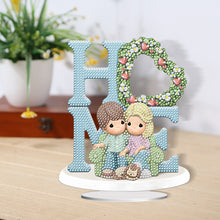 Load image into Gallery viewer, Warm Family Diamond Painting Desktop Ornaments Kit for Office Desktop Decor (#3)

